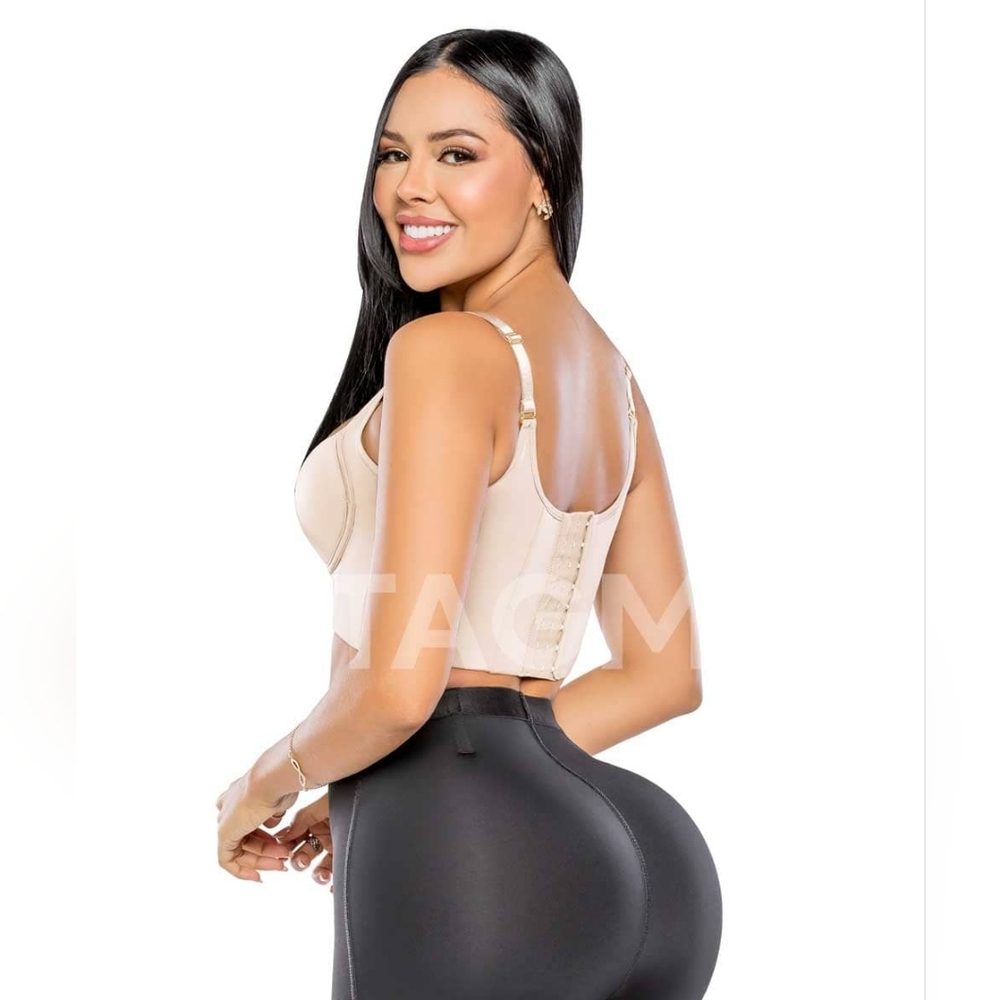 Stagmi Best Push Up Back Smoothing Bra Colombianas Faja "Magic Bra" Full Cup NEW - Picture 15 of 16